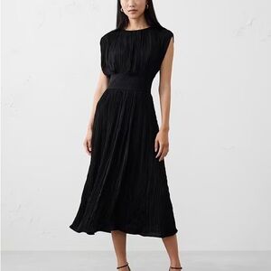 Banana Republic Black Midi Dress